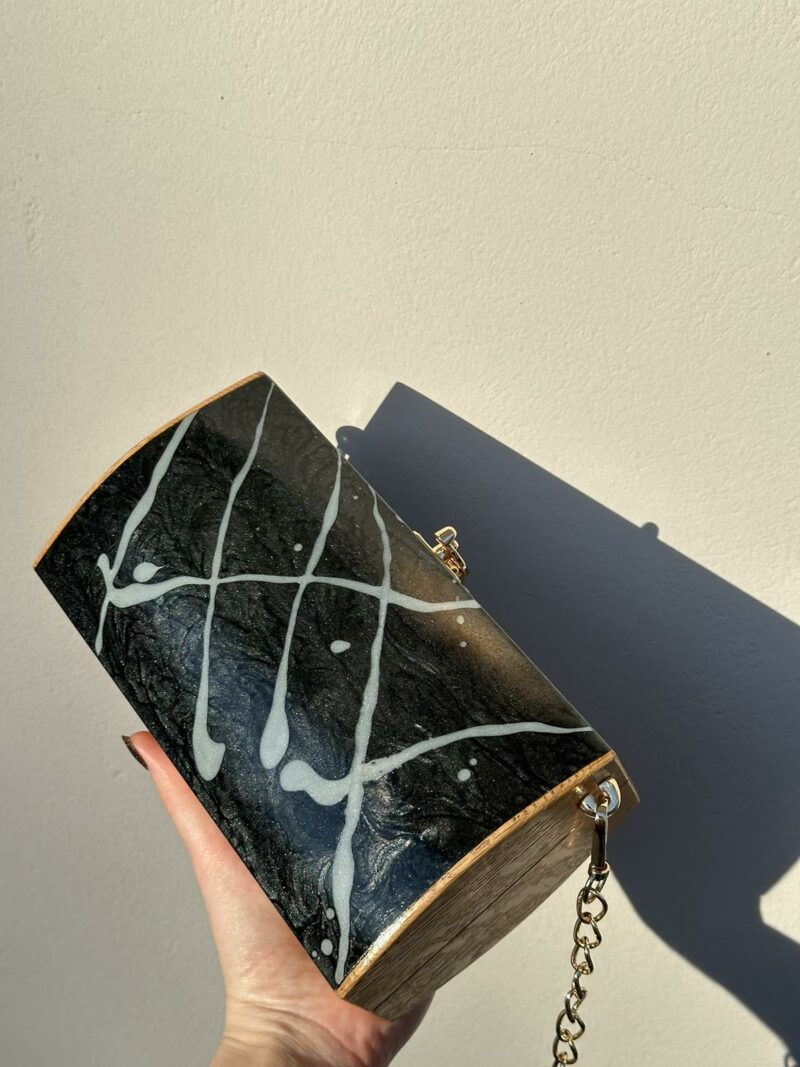 "Black Chocolate" clutch